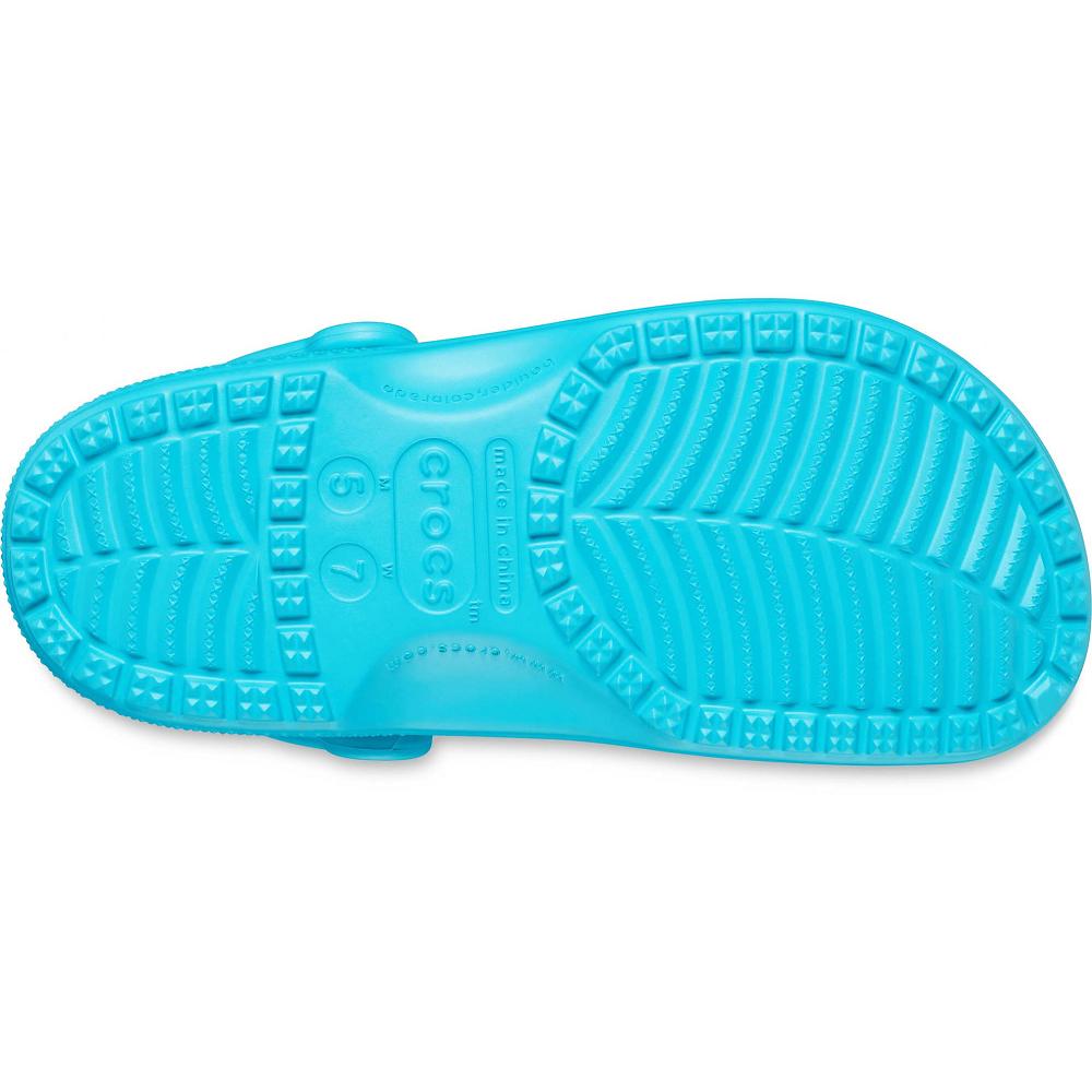Turquoise Men's Crocs Classic Clog Sandals Shoes | NZ 0689DFMN